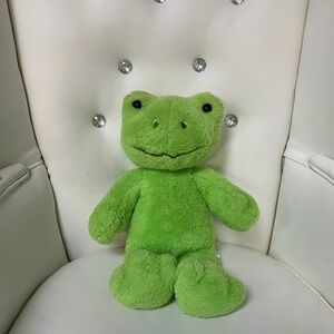 Green Plush Frog Toy